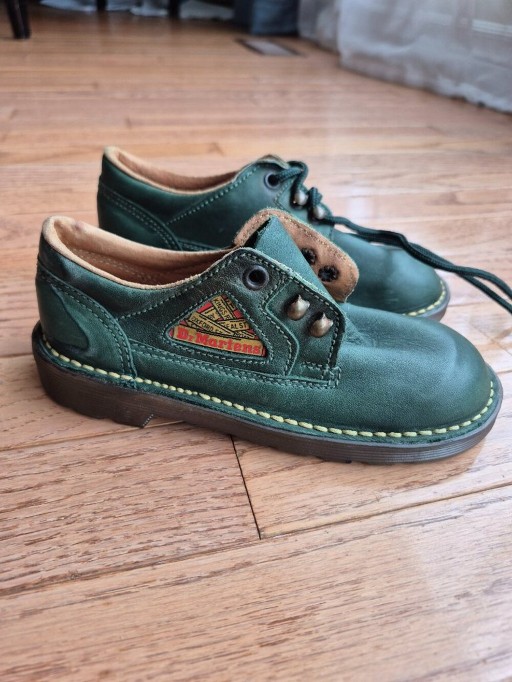 Dr Martens Kids Shoe Leather Size 9 Green